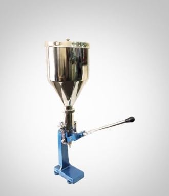 Polished Manual Henna Paste Filling Machine, Filler Machine | Liquid Paste Filling Machine | Bottle Filler Machine for Cosmetic Capacity: 10 Kg Approx Used for Making Cones