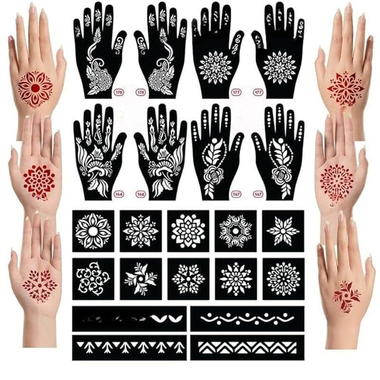 Tattoo Sticker Latest Wedding Mehandi Design Stencils